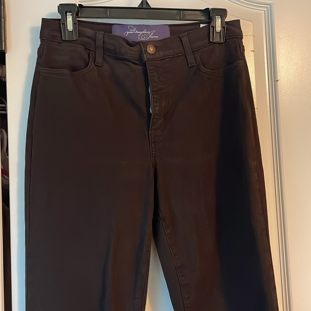 Not Your Daughter’s Jeans (NYDJ) women’s size 4 dark brown straight jeans